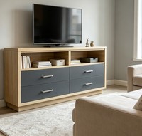 Commode d'hôtel moderne en bois massif, écologique et durable