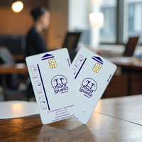 Système de contrôle d'accès par carte RFID NFC intelligent étanche en PVC transparent certifié ISO 13,56 MHz pour hôtels et entreprises, paiement 1k