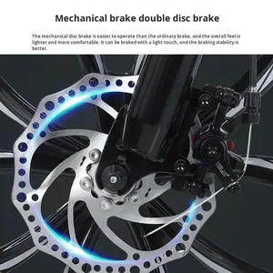 Bicicleta de Montaña Maxi con Amortiguación, Velocidad Variable, Frenos de Disco Dobles, Suspensión Delantera, para Hombres, Mujeres y Adolescentes, Todoterreno y Ciudad - Product Image 3