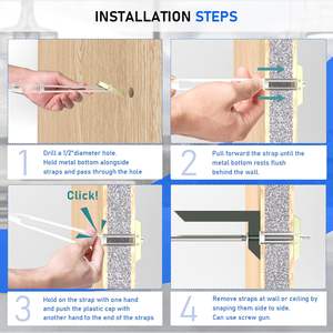 ตัวยึด <span class=keywords><strong>drywall</strong></span> สลักเกลียวยึดแบบกลวงสำหรับยึดทีวี - Product Image 6