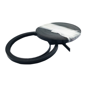 Đen 3D in ấn GT2 mở thời gian vành đai 2mm Pitch 6mm chiều rộng cao su sợi thủy tinh phù hợp cho RepRap Prusa Mendel Ender 3D máy in - Product Image 6