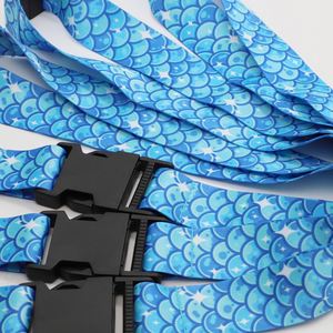 Personalized Vibrant Sublimation Neck <b>Lanyard</b> with Carabiner Clip Custom <b>Lanyards</b> for Ocean Themed Parties Water Park Events - Product Image 4