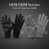 Gants de vélo d'hiver personnalisés OEM ODM, imperméables, thermiques, à écran tactile, pour le sport et la conduite