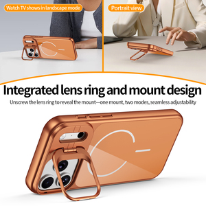 Funda Protectora Magnética de Cristal AG Premium con Soporte <span class=keywords><strong>para</strong></span> Cámara, Venta al por Mayor <span class=keywords><strong>para</strong></span> <span class=keywords><strong>iPhone</strong></span> 17 Pro Max 16 15 14 13 12 <span class=keywords><strong>11</strong></span> Pro Max - Product Image 2
