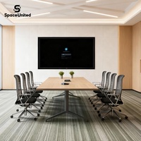 Silla de Oficina Ejecutiva Moderna SpaceUnited, Silla de Oficina Comercial con Respaldo de Red