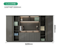 Meubles de bureau et de salon modernes et simples en panneaux de bois, armoires et classeurs pour la chambre, la cuisine et la salle de bain