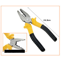 Ensemble de 16 pièces boîte à outils de réparation domestique ensemble d'outils portables combinaison de tournevis multifonction