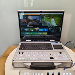Station de travail mobile tout-en-un pour la diffusion en direct, l'enregistrement et la réalisation de vidéos, commutateur multi-caméras Vmix, résolution 1920x1080 - Product Image 4