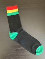 2023 logotipo personalizado algodón equipo Rasta Color diseñador moda mujer Gril Arco Iris Calcetines