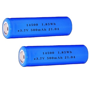 Hot Promotion 14500 Solid State <b>Battery</b> 3.7V 400mAh LiCoO2 Cathode 500-Cycle Flashlight Solar <b>Light</b> Electronic Toy Power Bank - Product Image 1