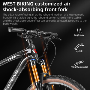 Bicicleta de Montaña T700 de Fibra de Carbono, 27 Velocidades, Frenos de Disco Hidráulicos, <span class=keywords><strong>Cuadro</strong></span> de Aleación de <span class=keywords><strong>Aluminio</strong></span>, Ruedas de 27.5 Pulgadas, Ligera - Product Image 3