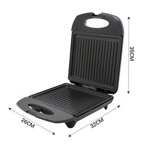 Popular 4 rebanadas <span class=keywords><strong>pan</strong></span> tostadora sándwich parrillas eléctricas Panini parrilla prensa tostadora Panini Maker Sandwichera - Product Image 4