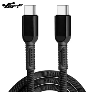 High Quality 3A Type C Cable PD Fast Charging Cable Active Type 60w Usb C to Usb C Cable for Iphone 15 Iphone Charger Standard