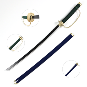 Épées Ninja en bois japonais <span class=keywords><strong>Anime</strong></span> ONE PIECE Shanks Cosplay jouet épées <span class=keywords><strong>Katana</strong></span> <span class=keywords><strong>avec</strong></span> gaine - Product Image 1