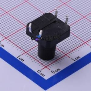 TC-1103-B-S Tactile Switch Through hole Component THT-4P,12x12mm Switch Single Pole Single Throw Round Button 1.6N Through Hole - Product Image 2