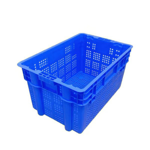 Plastic <b>Crates</b> <b>Stackable</b> Misaligned Box For Logistics Packaging Standard Sizes Available - Product Image 4