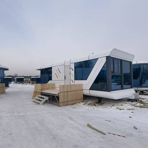 Capsule spatiale, hébergement mobile, chambre moderne, design en aluminium, plaque Apple Chengfang, hôtel dans la zone panoramique, résidence intégrée en plein air - Product Image 3