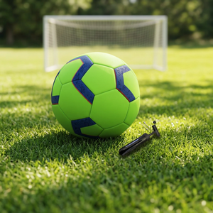 Ballon de football PUL Premium taille 3 unisexe avec pompe et 2 aiguilles, roulé et à bords en caoutchouc - En stock aux États-Unis - Product Image 4