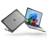 Pour ordinateur portable Microsoft 7 13.8 "2024 étui en plastique universel avec support sur la conception arrière