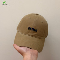 Casquette de baseball non structurée à 6 panneaux bicolore Wins Flying pour enfants, avec logo brodé personnalisé et coloré, style sport papa