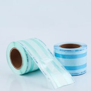 510K Sterilisatie Rol EO Stoomzakjes Gevouwen Tandheelkundige Sterilisatie Rolzakjes Gemaakt van Medisch Papier en PET/CPP Folie - Product Image 2