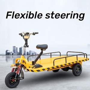 Chariot de <span class=keywords><strong>transport</strong></span> électrique de chariot à cargaison électrique de charge lourde Véhicule de <span class=keywords><strong>transport</strong></span> de travail électrique à moteur haute performance - Product Image 4