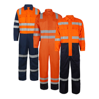 Pakaian Kerja Anti Arc Flash, Pakaian Pelindung Reflektif untuk Pembangkit Listrik dan Perawatan Industri, Coverall