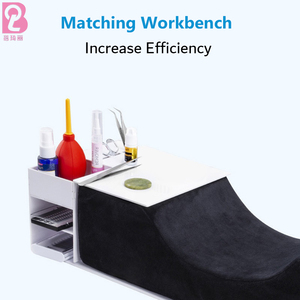 Beiqili Outil de beauté en velours breveté Oreiller cervical pour le dos avec mousse à mémoire de forme pour l'extension des cils de salon - Product Image 4