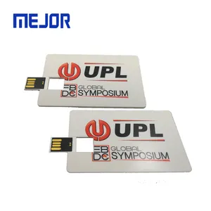 Phổ biến Quà Tặng quảng cáo 8GB nhựa Pendrive 16GB thẻ tín dụng u ổ đĩa flash 32 gam xoay USB thẻ