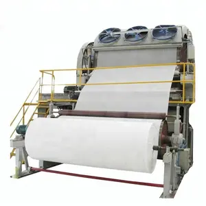 Paper Mill Waste Paper Recycling Equipment Toilet Tissue Paper Making Machine for Sale