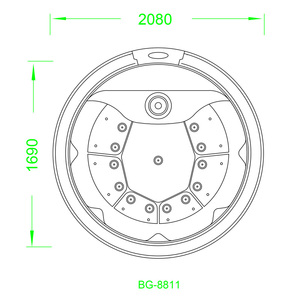 2026 Spa de Lujo para Exterior, Piscina de Natación Contracorriente, Jacuzzi Independiente, Swim Spa Balboa, Acrílico con Masaje - Product Image 2