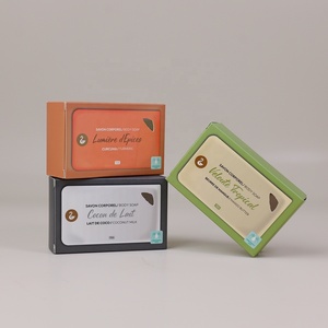 Custom Luxury 350gsm White Cardboard <strong>Soap</strong> Your Logo Gold Foil And Spot UV Small MOQ Kraft Paper Paper <strong>Soap</strong> <strong>Box</strong> With Window OEM - Product Image 4