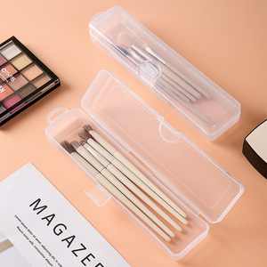 Transparent Cosmetic <b>Storage</b> <b>Box</b> With Drawers For <b>Makeup</b> Brush Lipstick Organizer Desktop Travel Portable Plastic Case - Product Image 2