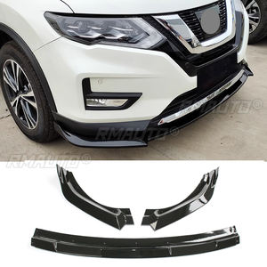 Para Nissan X-Trail 2017 2018 2019 2020 2021: Kit de carrocería con labio divisor de parachoques delantero, faldón lateral y protector deflector - Product Image 1