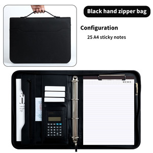 Carpeta Portafolios Personalizada para Negocios con Cierre, Organizador de Documentos Legales y Ejecutivos para Conferencias y Reuniones con Bolsillos - Product Image 5