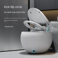 Nouveau design intelligent de luxe, cuvette électronique automatique électrique monobloc autonettoyante pour la maison, toilette intelligente