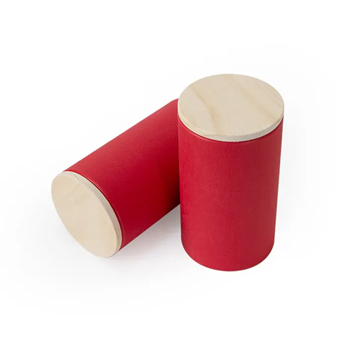 AWS Customized design Bio-degradable paper tube paper bulk tea canister for loose tea and tea bag