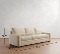 Canapé d'angle en coton et lin à trois places, en forme de L, avec structure en bois, garnissage en éponge, mobile, personnalisable, style nordique, pour l'intérieur