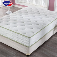 Matelas de massage professionnel en gel de luxe pour hôtel, simple ou double, personnalisé en usine, système de prix, mousse à mémoire de forme, ressort ensaché