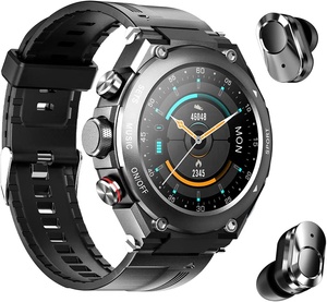 <span class=keywords><strong>Montre</strong></span> connectée à écran IPS, <span class=keywords><strong>montre</strong></span> connectée sportive avec écouteurs Bluetooth, surveillance de la fréquence cardiaque et de l'oxygène sanguin, bracelet intelligent - Product Image 1