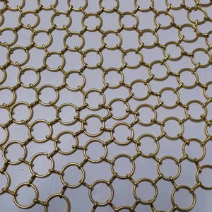 Grille acoustique décorative en maille pour cinéma, réduit l'écho, améliore l'effet sonore, en acier inoxydable, maille métallique en spirale - Product Image 2