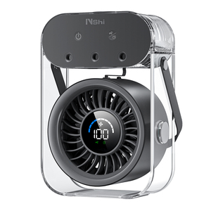 Hiện Đại 4000MAh Có Thể Sạc Lại Xách Tay Cá Nhân Thời Gian Làm Mát Phun Sương <span class=keywords><strong>Fan</strong></span> Ba Phun Chế độ Màu Đen Mist <span class=keywords><strong>Fan</strong></span> Với Ba Vòi Phun - Product Image 3