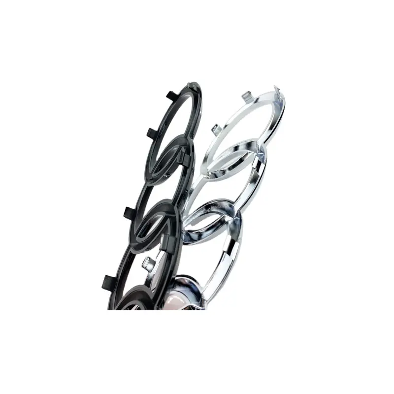 Современный дизайн экономичный 4 кольца эмблемы глянцевая черная передняя решетка + задний багажник для Audi A3 S3 A4 S4 RS4 A5