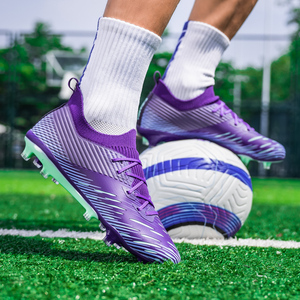 Chaussures de Football Transfrontalières Personnalisées Hommes Femmes Jeunes Baskets à <span class=keywords><strong>Crampons</strong></span> Pointes de Football en Mesh Été <span class=keywords><strong>Hiver</strong></span> Automne - Product Image 6