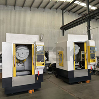 Mesin Pengeboran dan Pembubutan CNC T600 Robodrill 3 Axis, Mesin Frais BT40 BBT40 Fanuc Syntec 20000RPM Kecepatan Tinggi ATC