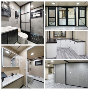 Casa Contenedor Expandible de 40 pies, Casa Prefabricada Modular, Diseño con Vista al Mar, Construcción Rápida, Alternativa a la <span class=keywords><strong>Villa</strong></span> en Isla Griega - Product Image 3