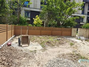 2024 BAS'O <strong>Fence</strong> Panels Privacy <strong>Fence</strong> Wpc Horizontal Slat Aluminum Garden <strong>Fence</strong> <strong>Wood</strong> + HDPE +additives 3D Modeling Not Coated 10 - Product Image 4