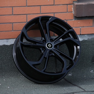 En stock 18 19 pouces 8J 5x112 Jantes en alliage face machine noir brillant pour VW Golf R G TI <span class=keywords><strong>Touran</strong></span> Polo BMW X5 F25 - Product Image 2