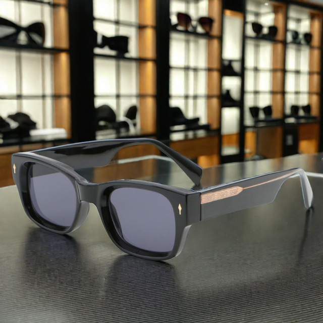 2023 Big Square Sunglasses Men Fashion CP UV400 Handmade Eyeglasses Classical Brand Original Solar Glasses
