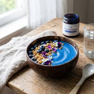 Poudre de Phycocyanine Naturelle E6 E18 E25 E30 E40, Extrait de Spiruline Bleue Haute Pureté, Pigment de Qualité Alimentaire - Product Image 4